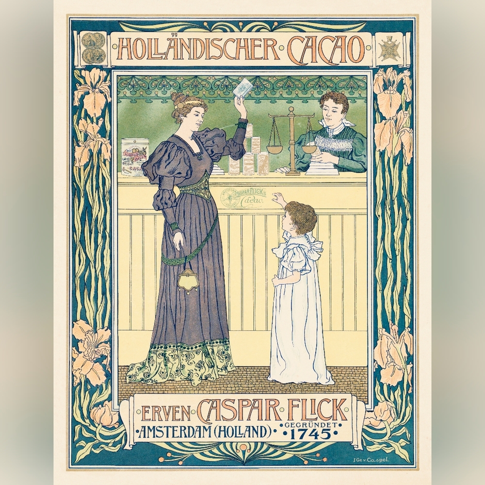 Vintage Art Nouveau Poster